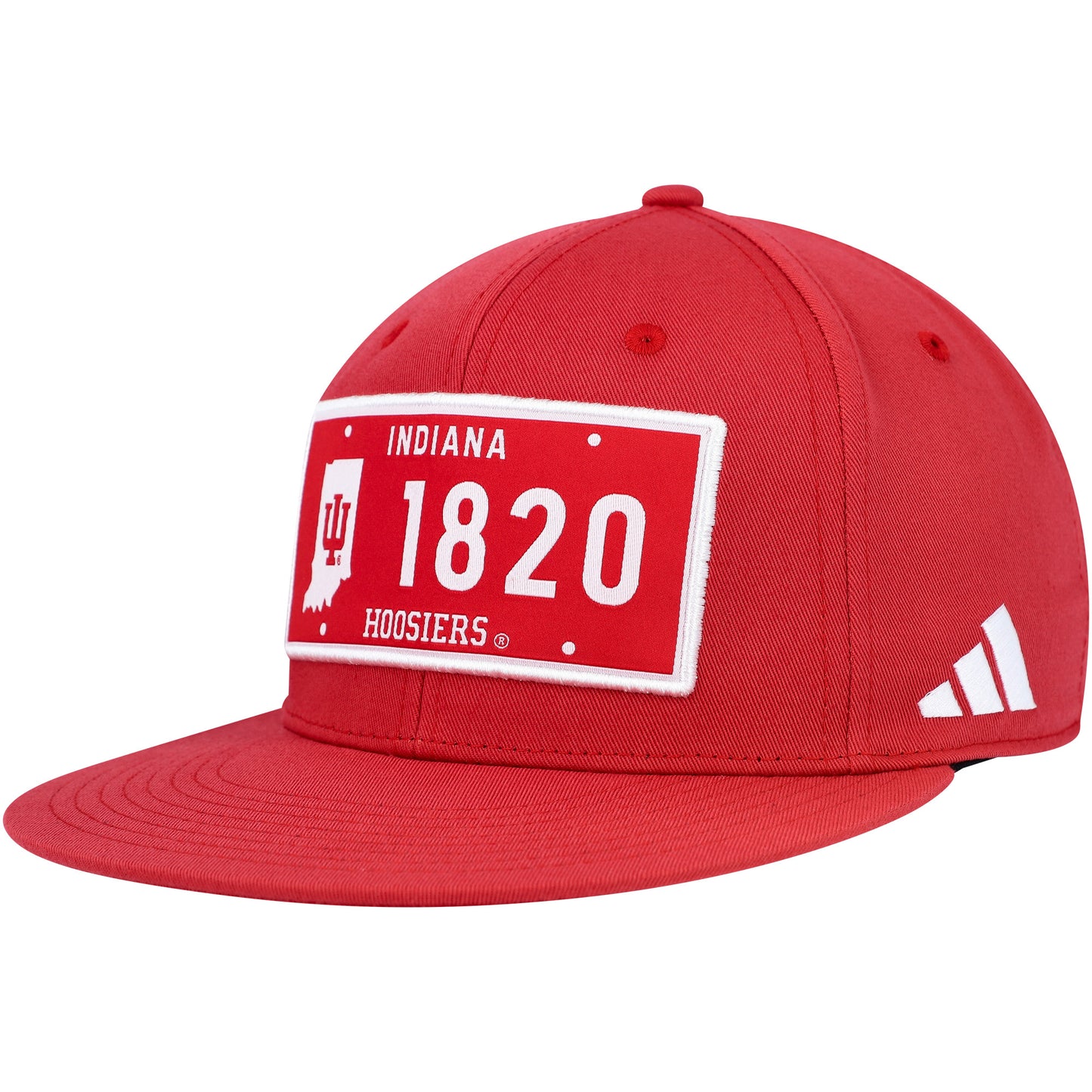 Men's adidas Crimson Indiana Hoosiers Established Snapback Hat