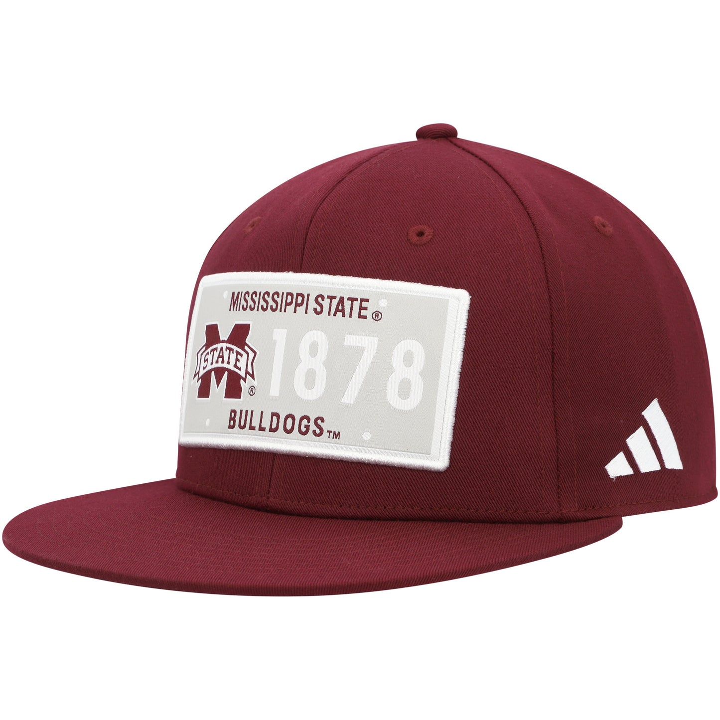 Men's adidas Maroon Mississippi State Bulldogs Established Snapback Hat