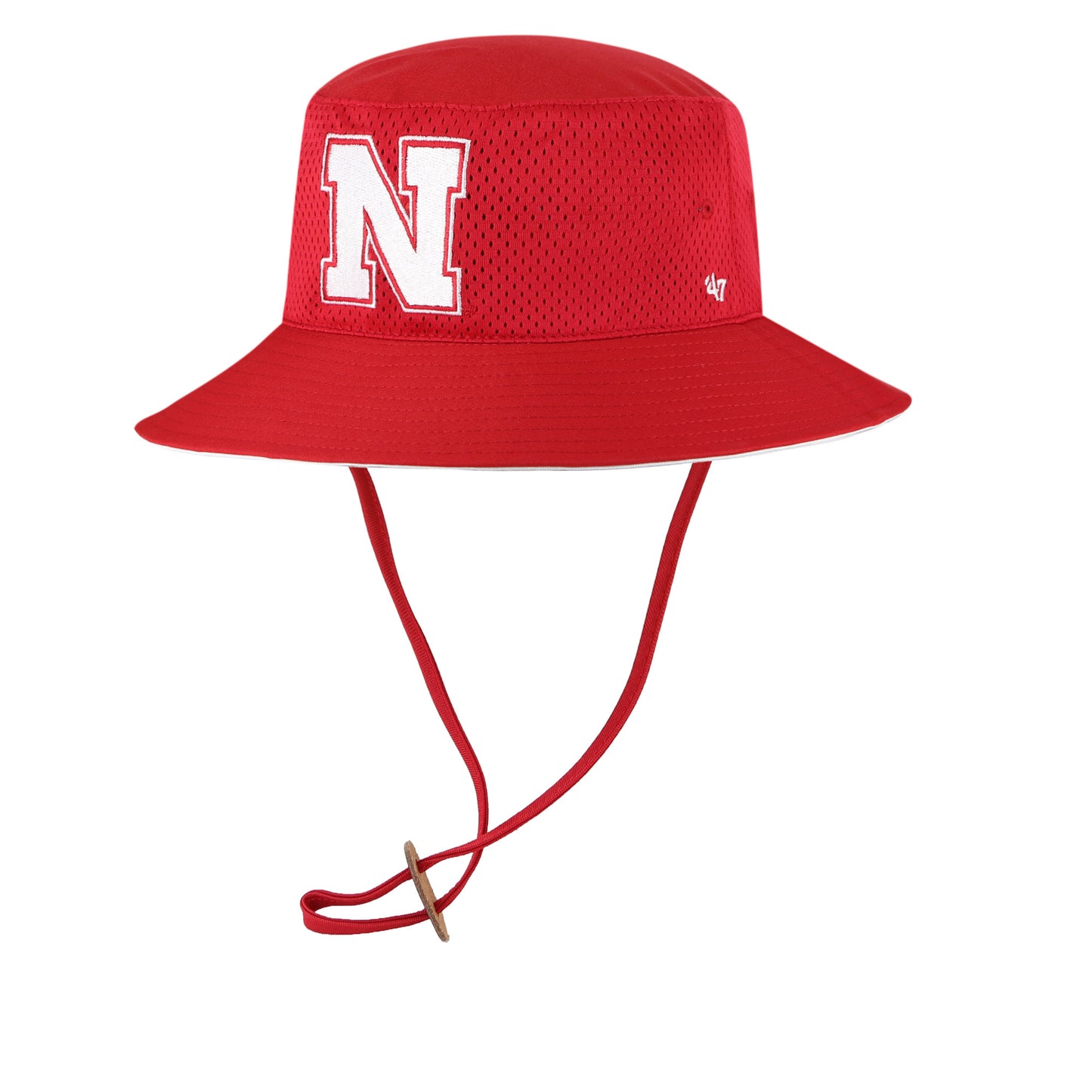 Men's '47 Scarlet Nebraska Huskers Panama Pail Bucket Hat