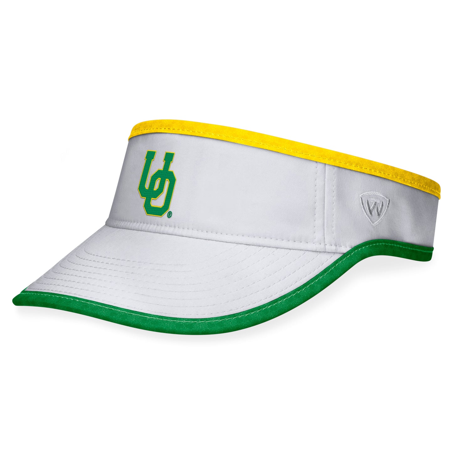 Men's Top of the World White Oregon Ducks Daybreak Adjustable Visor