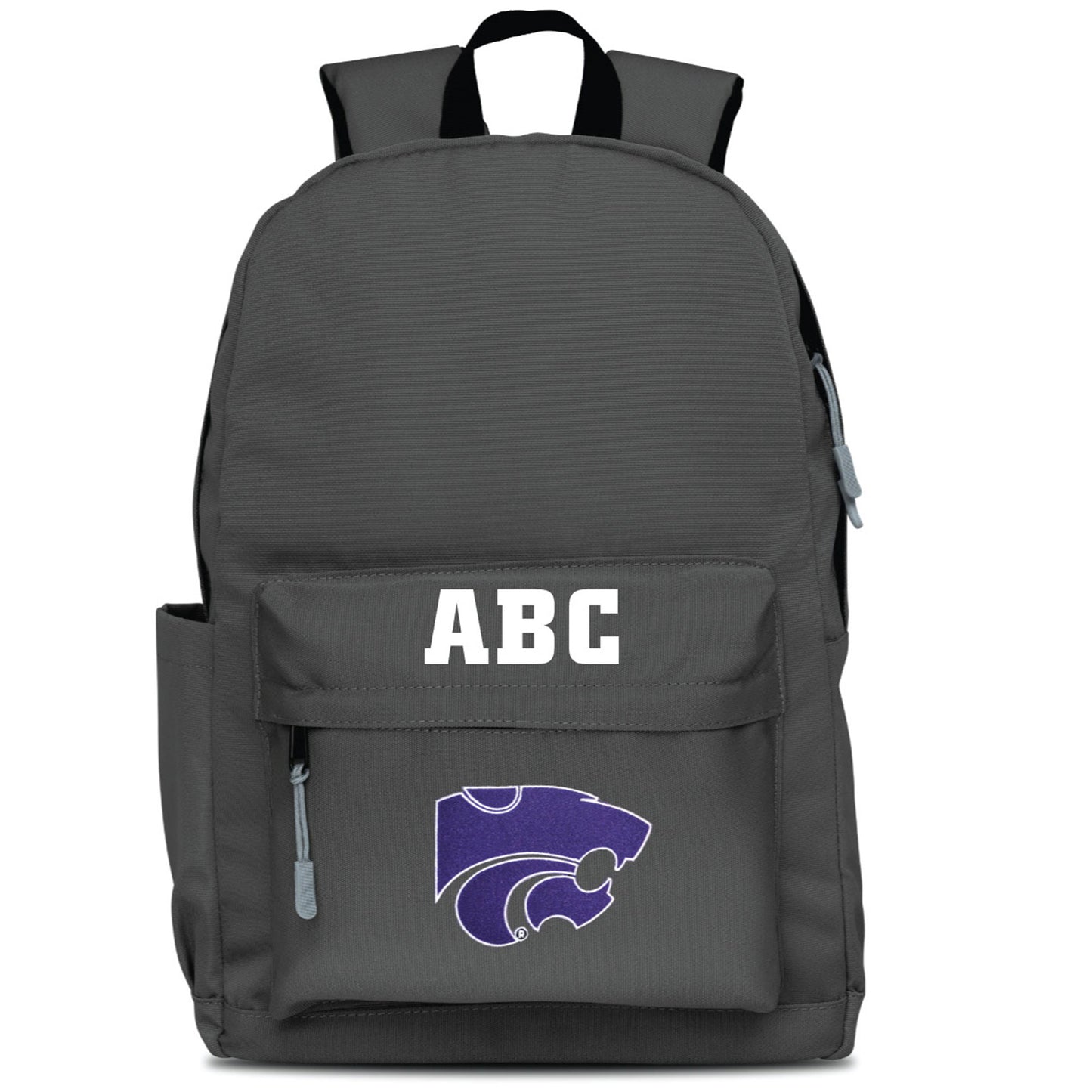MOJO Gray Kansas State Wildcats Personalized Campus Laptop Backpack