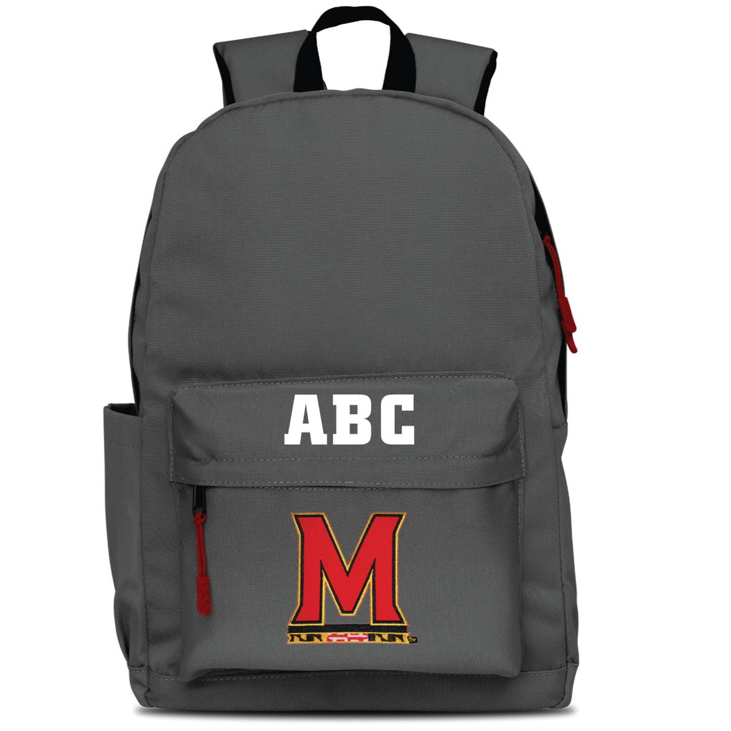 MOJO Gray Maryland Terrapins Personalized Campus Laptop Backpack