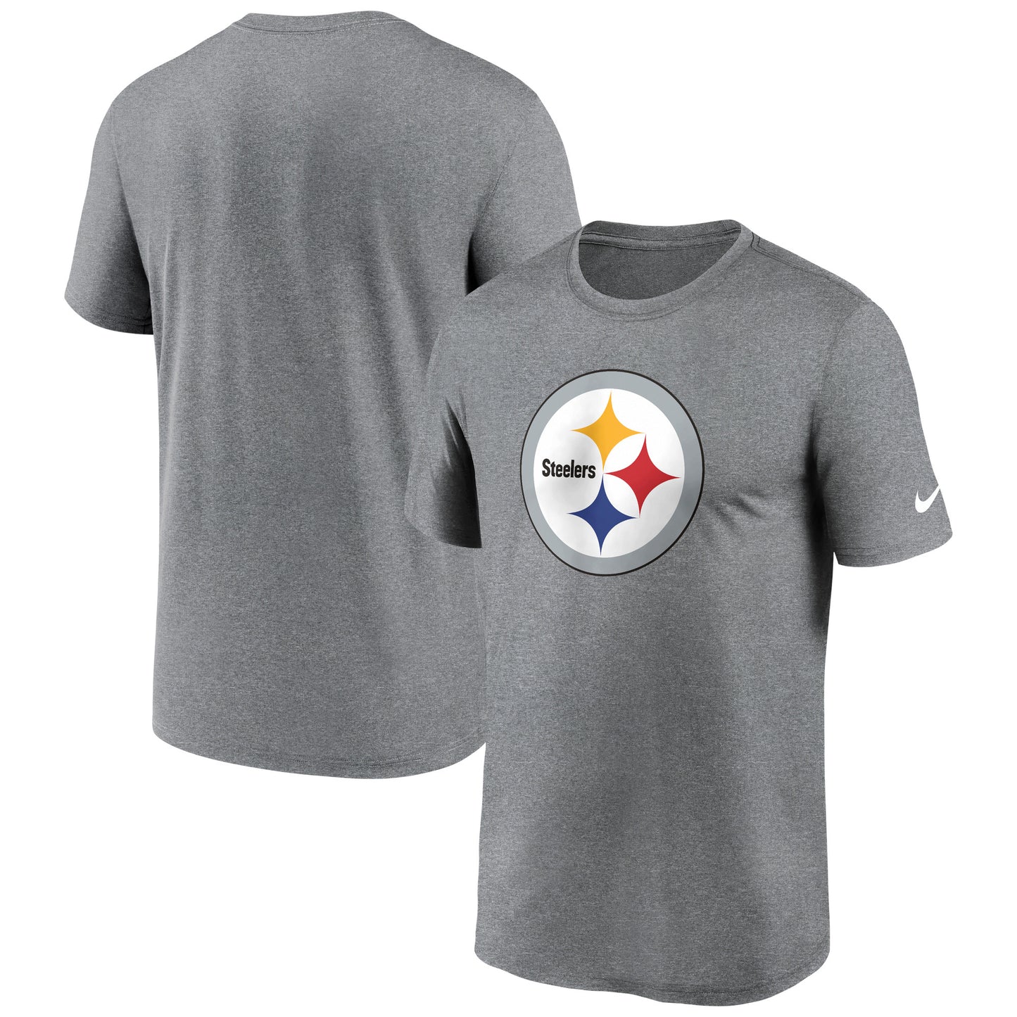 Men's Nike Heather Charcoal Pittsburgh Steelers