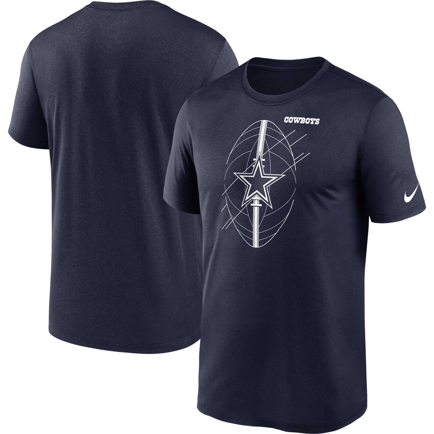 Men's Nike Navy Dallas Cowboys Legend Icon Performance T-Shirt