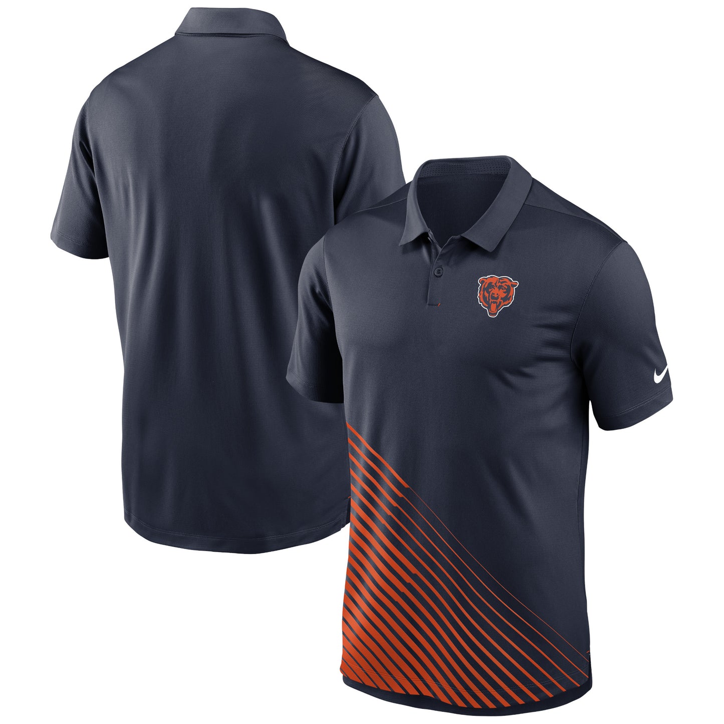 Men's Nike Navy Chicago Bears Vapor Performance Polo
