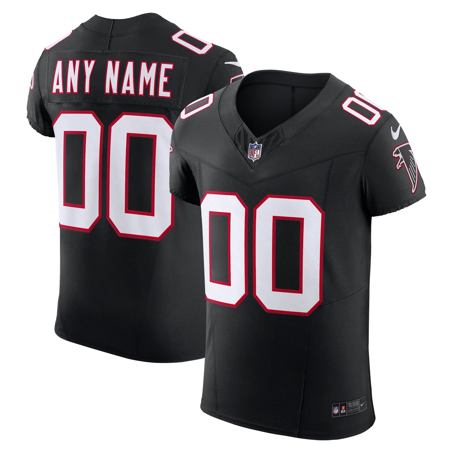 Men's Nike Black Atlanta Falcons Vapor F.U.S.E. Elite Custom Jersey