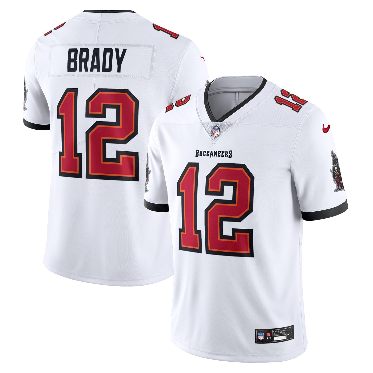 Men's Nike Tom Brady White Tampa Bay Buccaneers Vapor Untouchable Limited Jersey