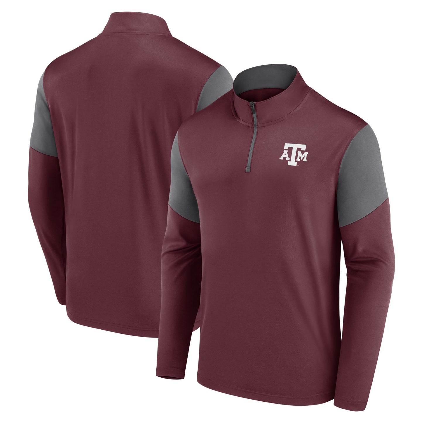 Men's Fanatics Maroon Texas A&M Aggies Primary Quarter-Zip Top