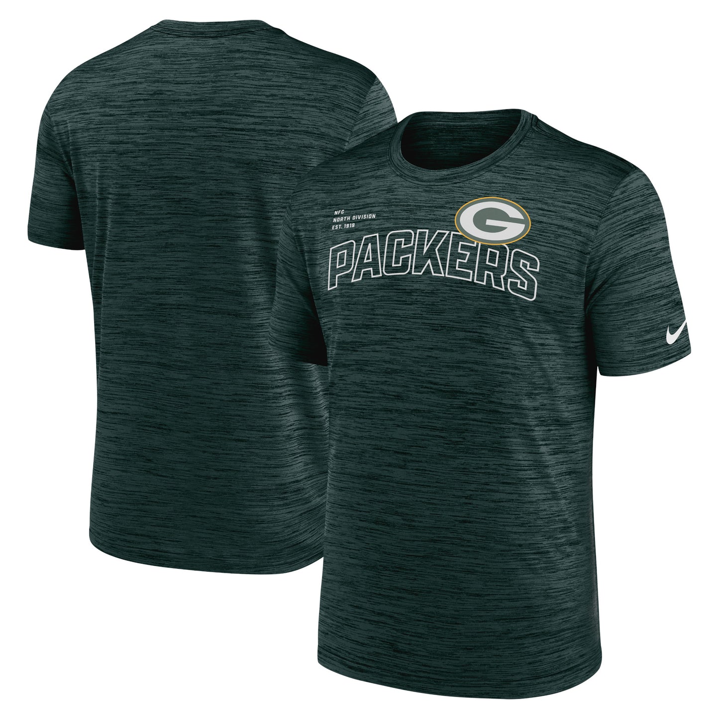 Men's Nike Green Green Bay Packers Big & Tall Velocity Performance T-Shirt