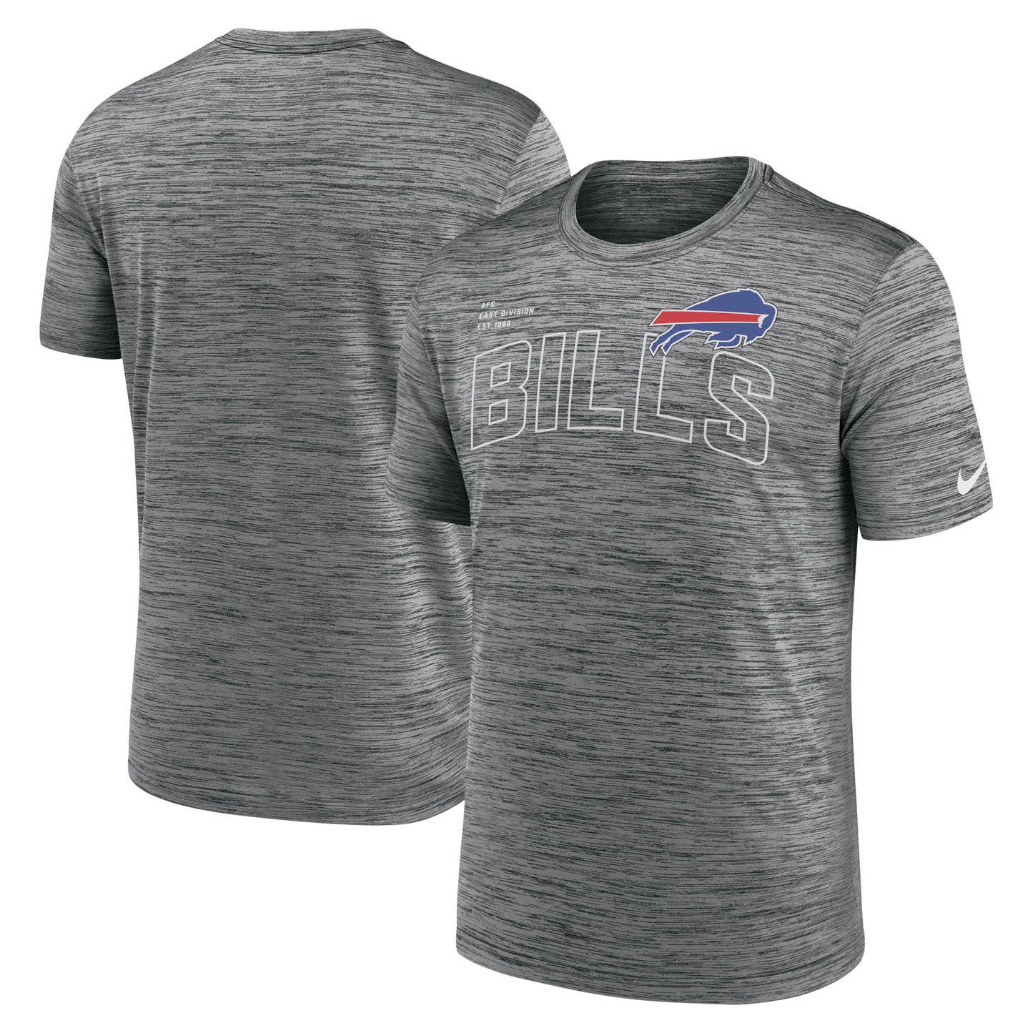 Men's Nike Anthracite Buffalo Bills Velocity Arch Performance T-Shirt