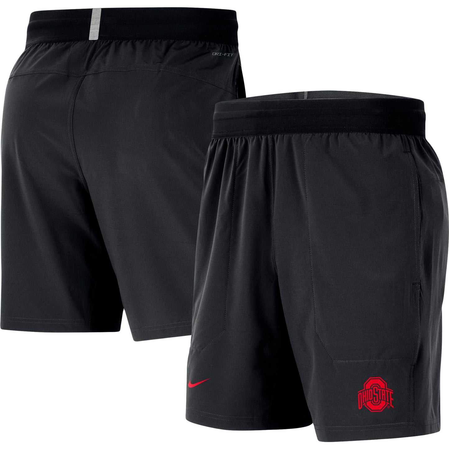 Men's Nike Black Ohio State Buckeyes Player Performance Shorts