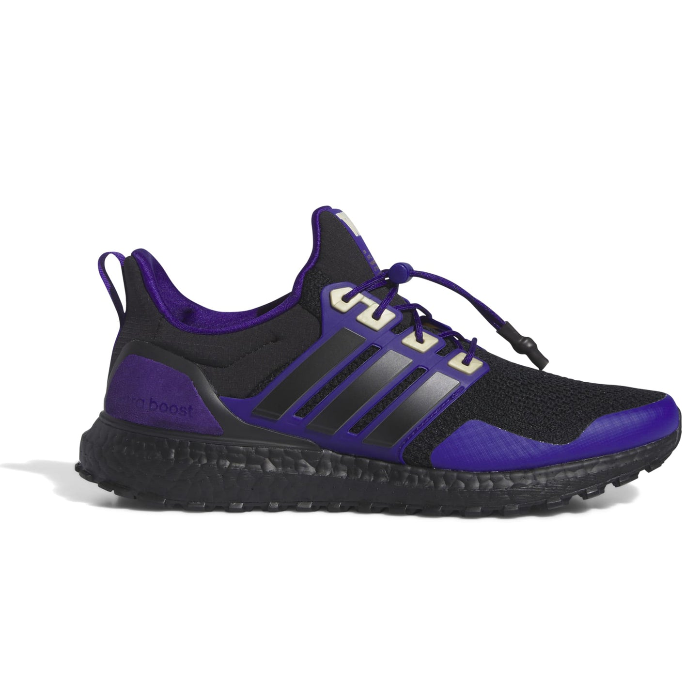 adidas Black/Purple Washington Huskies Ultraboost 1.0 Running Shoe