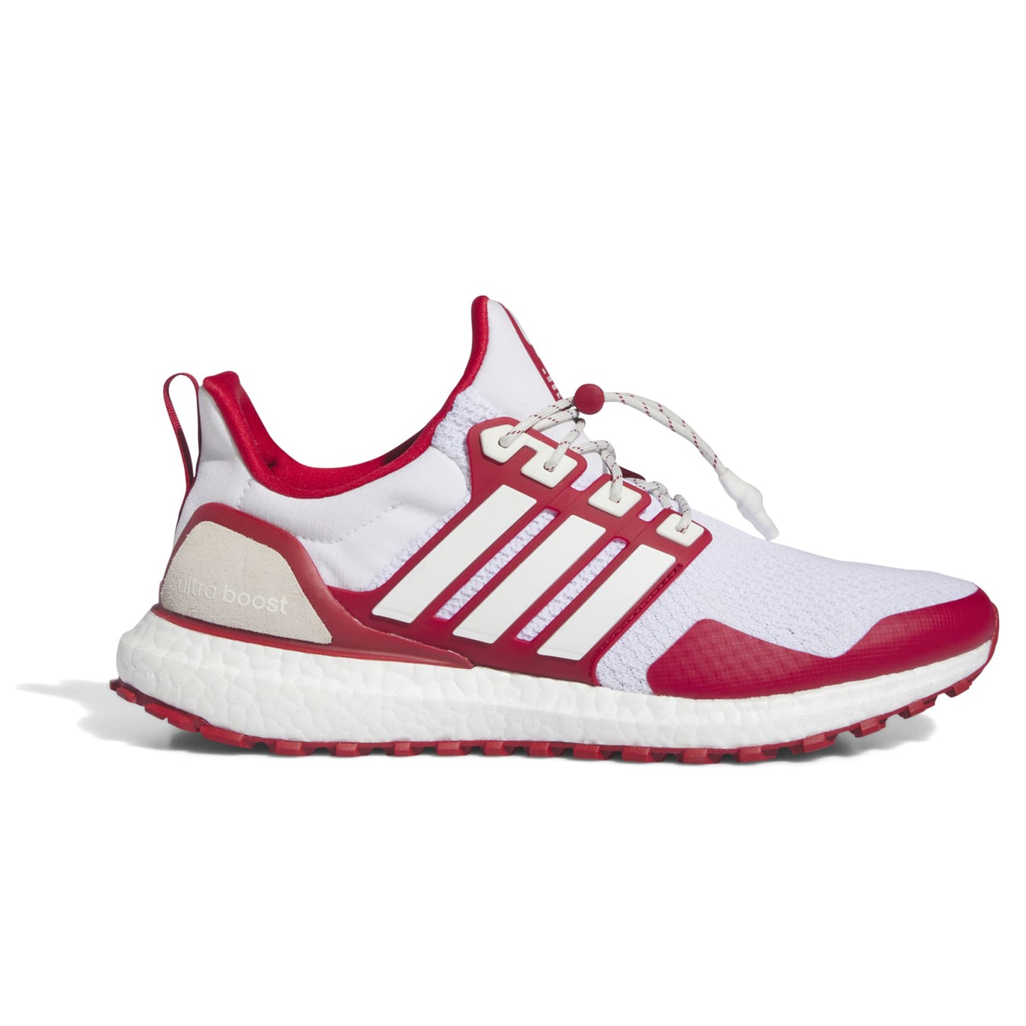 adidas White/Crimson Indiana Hoosiers Ultraboost 1.0 Running Shoe