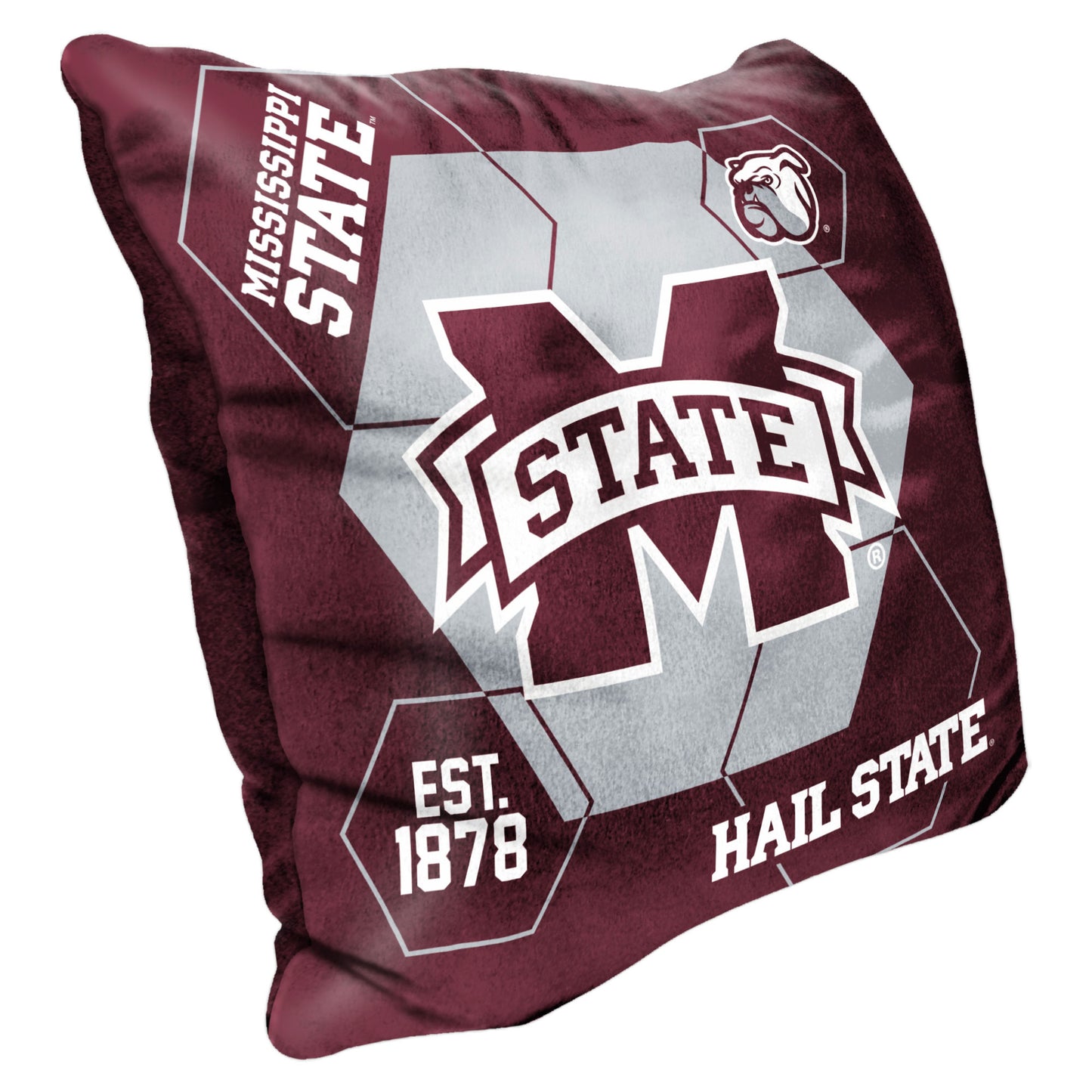 The Northwest Group Mississippi State Bulldogs 16" x 16" Connector Velvet Pillow