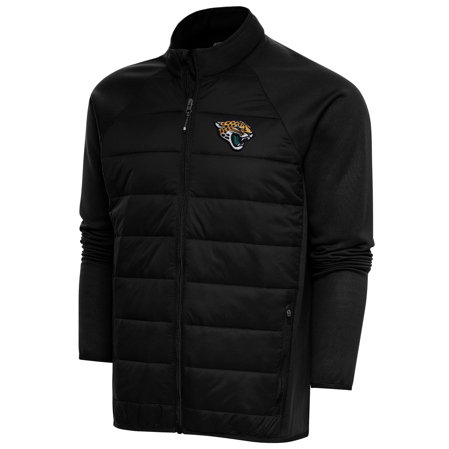 Men's Antigua Black Jacksonville Jaguars Altitude Full-Zip Jacket
