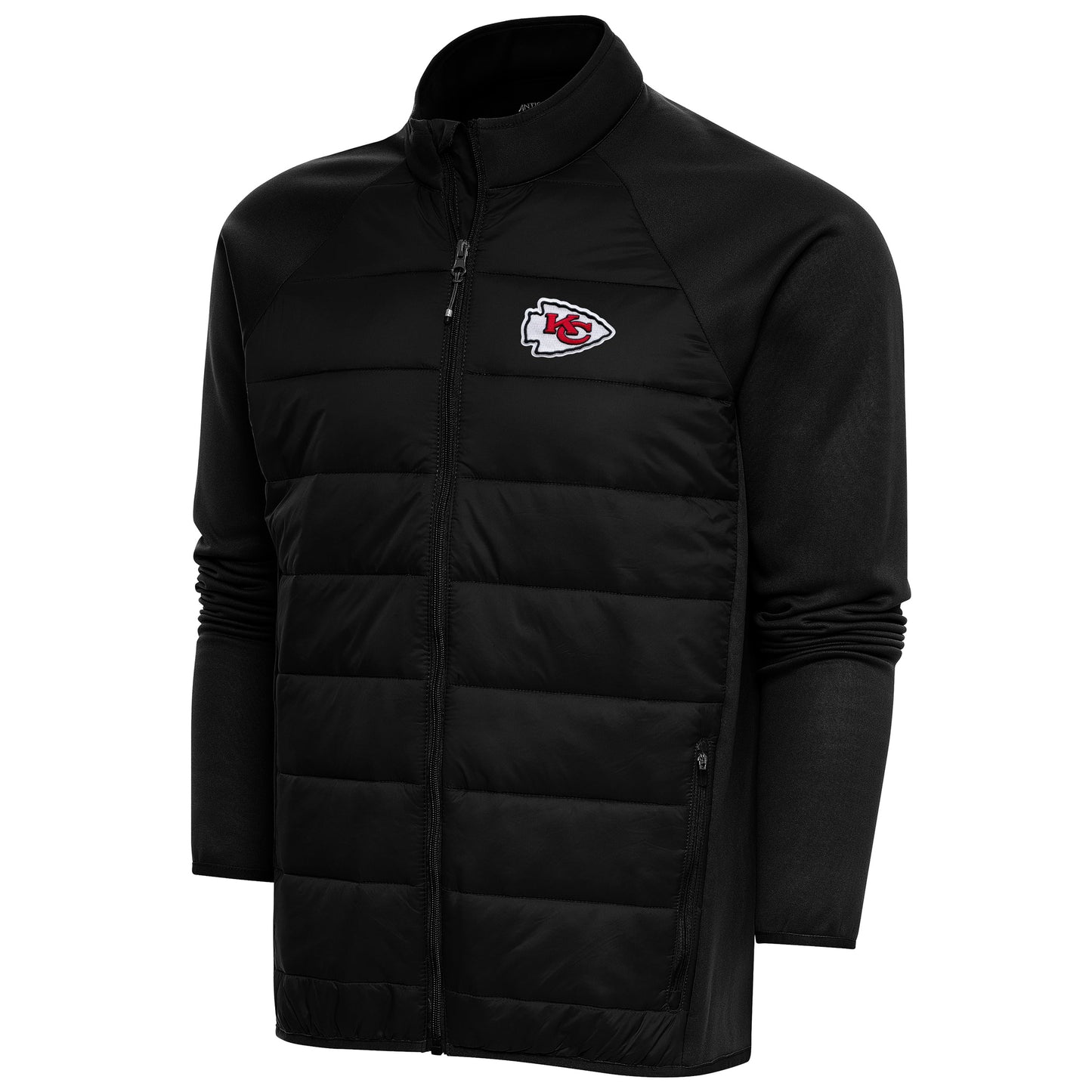 Men's Antigua Black Kansas City Chiefs Altitude Full-Zip Jacket
