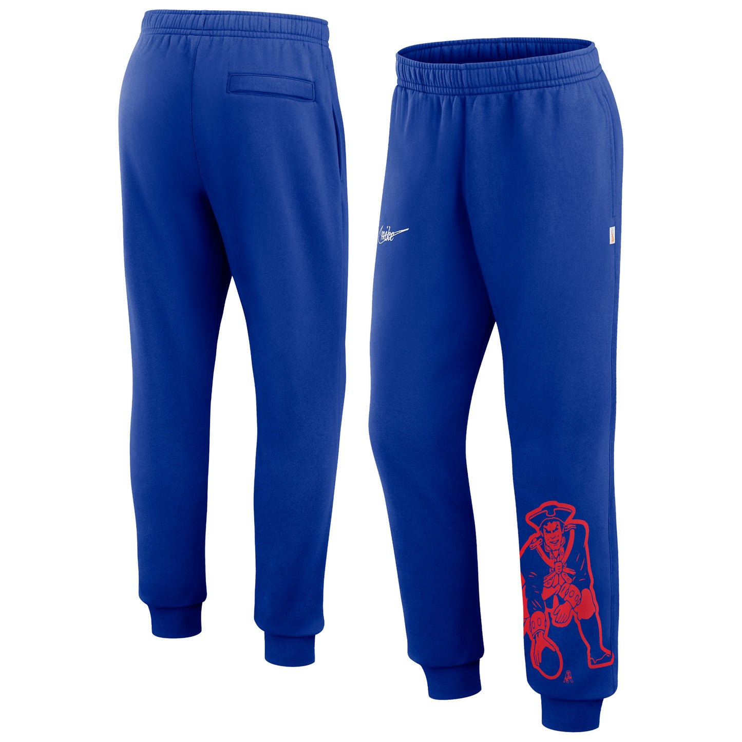 Men's Nike Royal New England Patriots Logo Crop Joggers