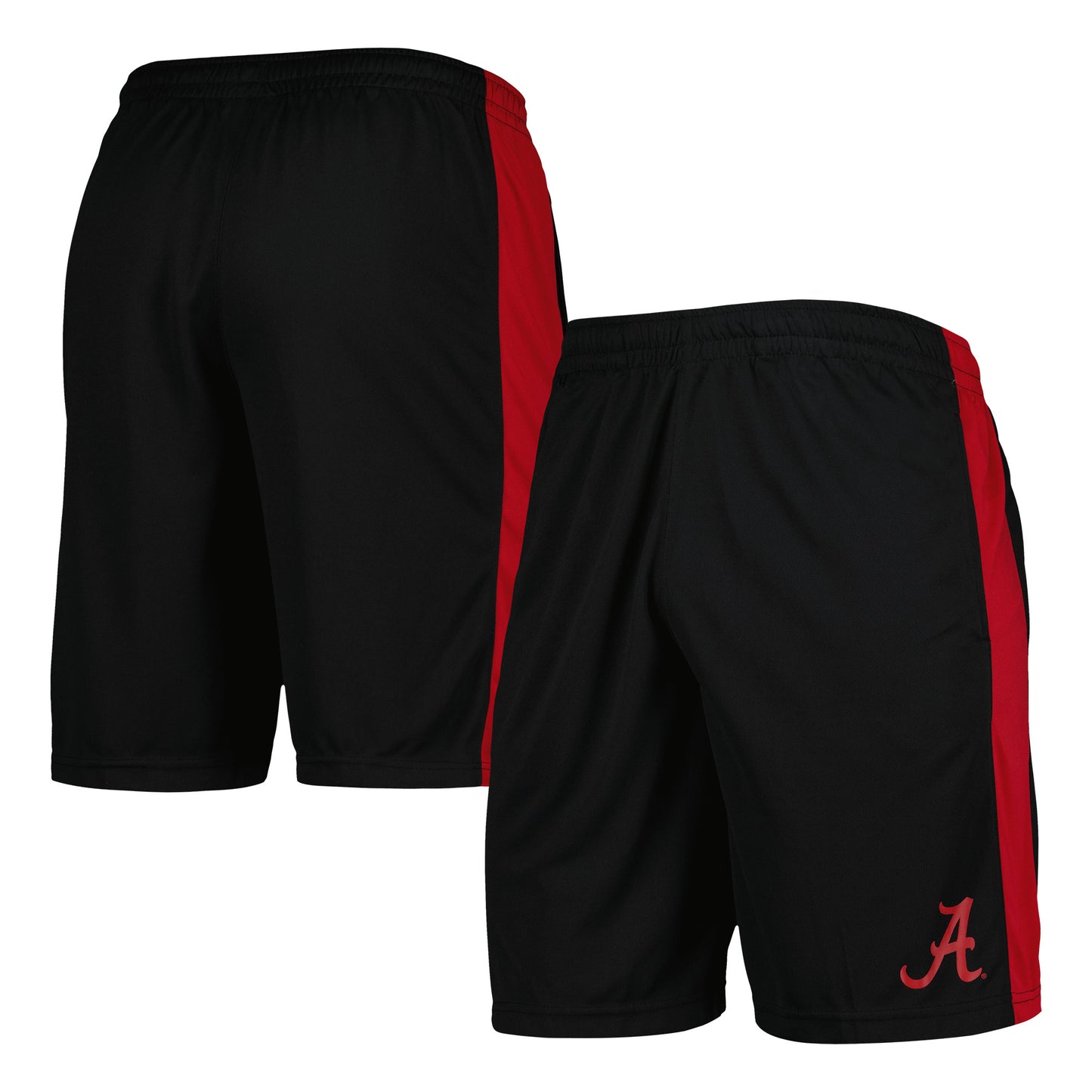 Men's Russell Black Alabama Crimson Tide Colorblock Shorts