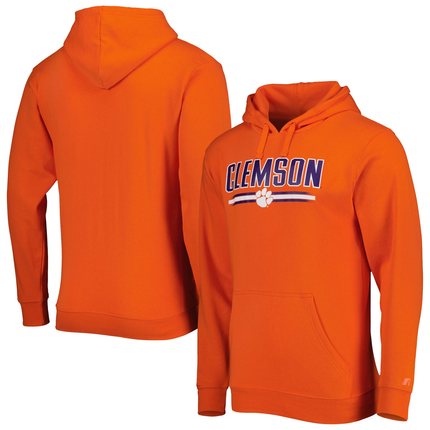 Men's Russell Orange Clemson Tigers Pullover Hoodie