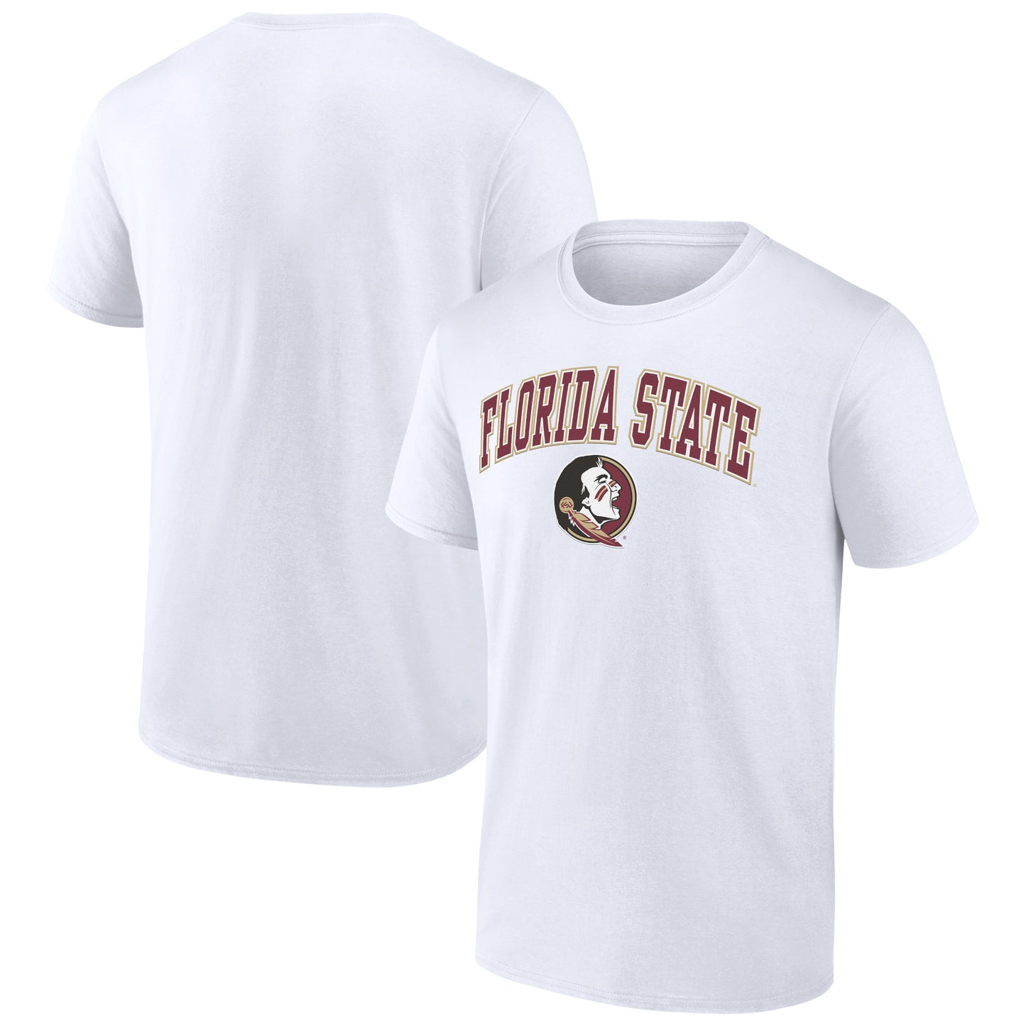 Men's Fanatics White Florida State Seminoles Campus T-Shirt