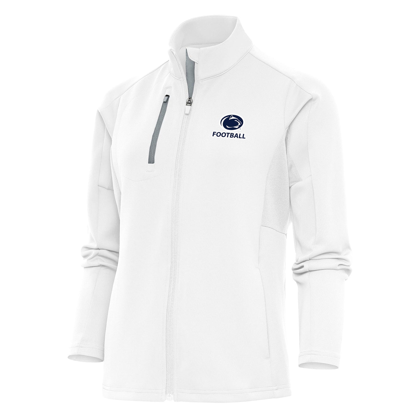 Women's Antigua White Penn State Nittany Lions Football Generation Full-Zip Jacket