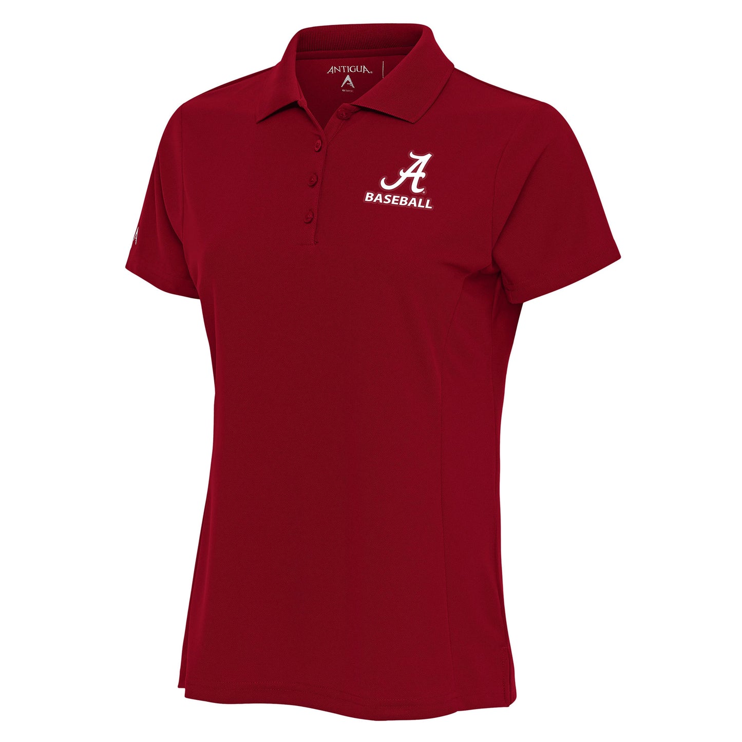 Women's Antigua Crimson Alabama Crimson Tide Baseball Legacy Pique Polo