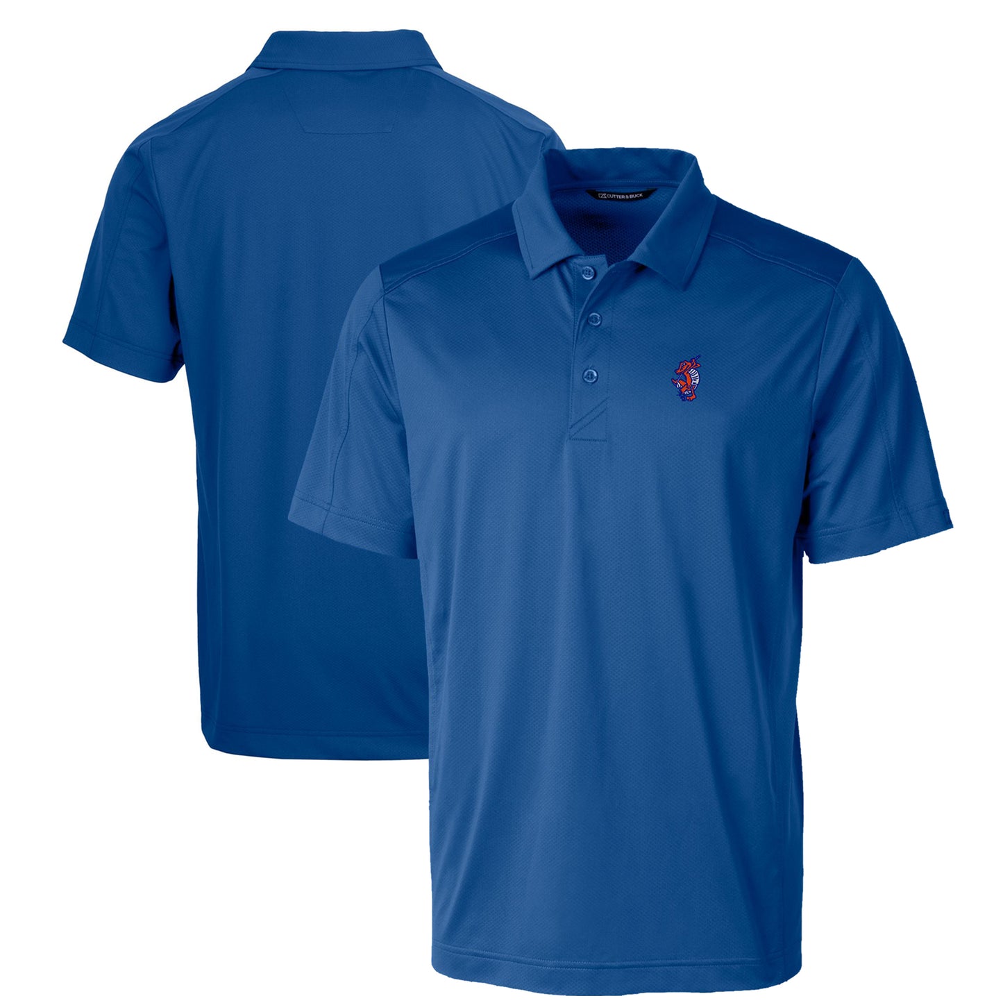 Men's Cutter & Buck Royal Florida Gators Swinging Gator Prospect Textured Stretch Polo