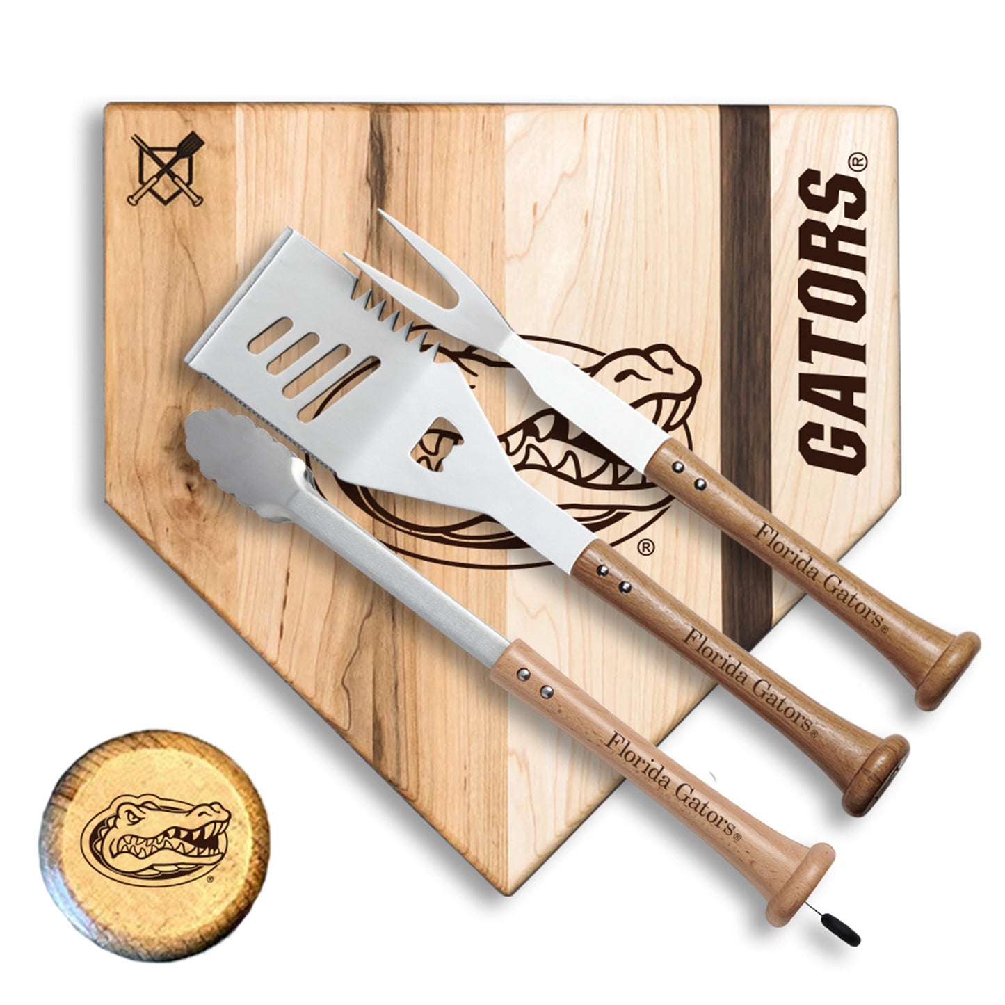 Baseball BBQ Florida Gators 17" Silver Slugger Combo Set