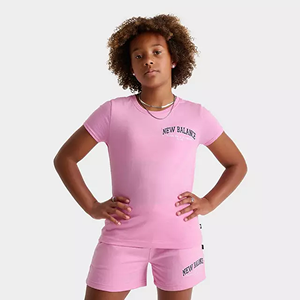 Girls' Big Kids' New Balance Club Baby T-Shirt