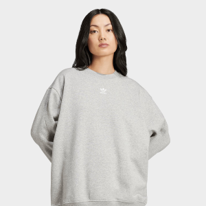 Essentials Fleece Long Oversized Crew