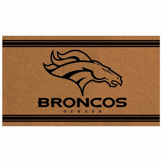 Denver Broncos 30'' x 18'' Logo Turf Mat