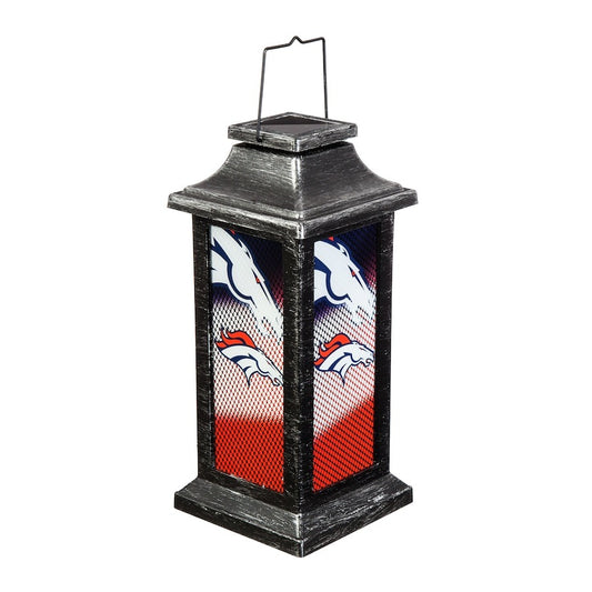 Denver Broncos Solar Garden Lantern