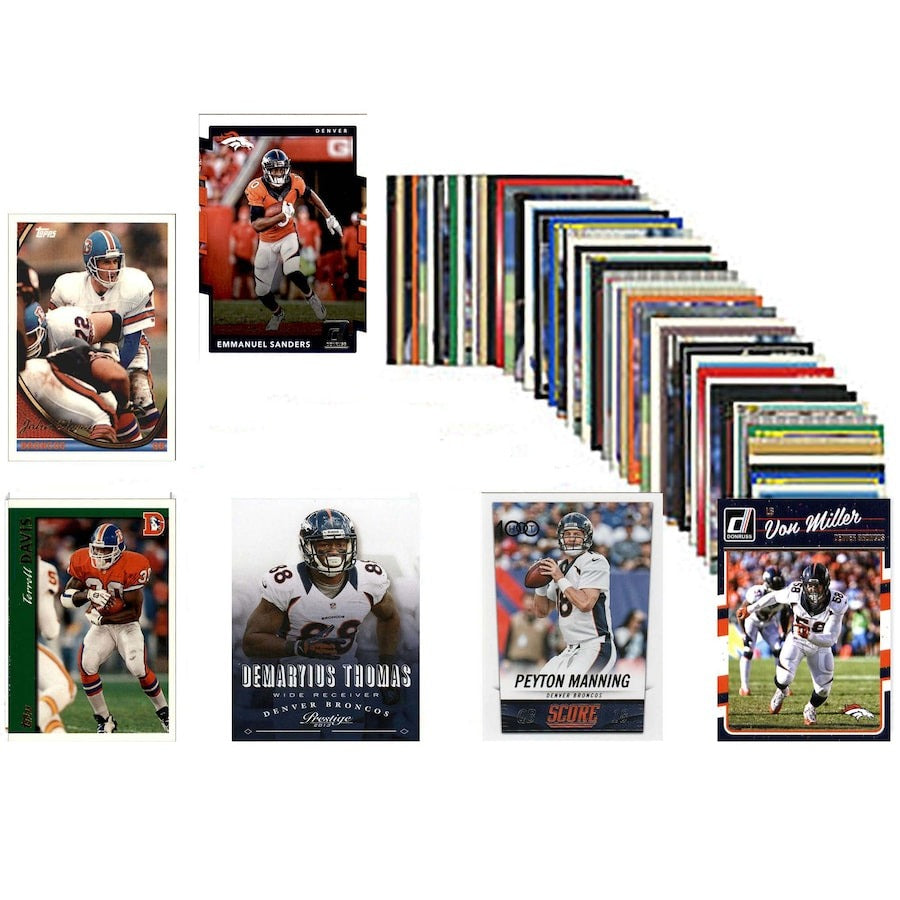 Denver Broncos Trading Card 50-Count Set