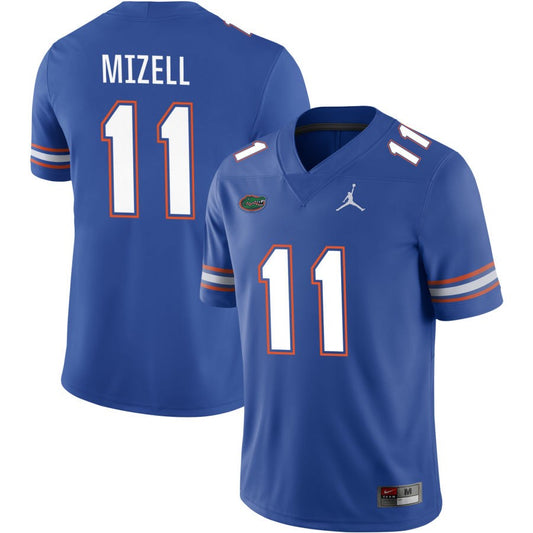 Aidan Mizell Men's Jordan Brand Royal Florida Gators Pick-A-Player NIL Replica Football Jersey