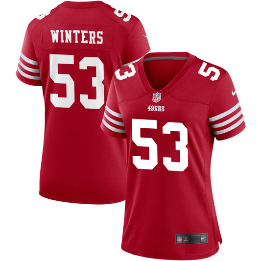 Dee Winters Women's Nike Scarlet San Francisco 49ers Game Custom Jersey