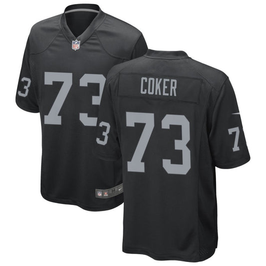 Andrew Coker Men's Nike Black Las Vegas Raiders Custom Game Jersey