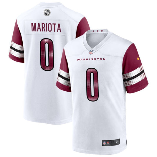 Marcus Mariota Men's Nike White Washington Commanders Game Custom Player Jersey