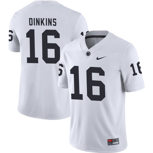 Khalil Dinkins Men's Nike White Penn State Nittany Lions Pick-A-Player NIL Replica Football Jersey