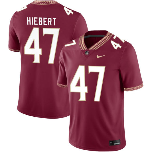 Donny Hiebert Men's Nike Garnet Florida State Seminoles 2023 Pick-A-Player NIL Football Game Jersey