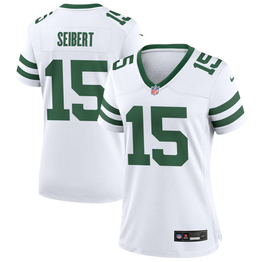 Austin Seibert Women's Nike  Legacy White New York Jets Custom Game Jersey