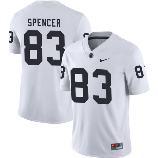 Jake Spencer Men's Nike White Penn State Nittany Lions Pick-A-Player NIL Replica Football Jersey