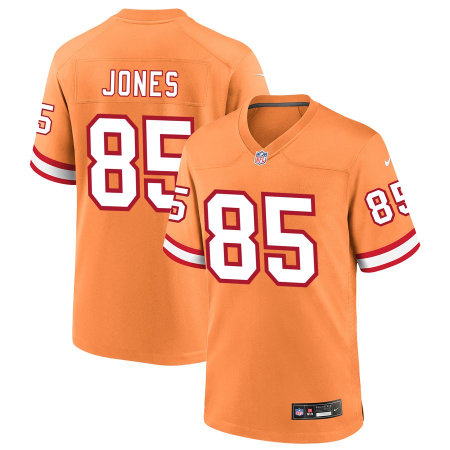 Latreal Jones Men's Nike Orange Tampa Bay Buccaneers Custom Throwback Game Jersey