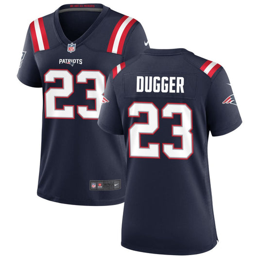 Kyle Dugger Women's Nike Navy New England Patriots Custom Game Jersey