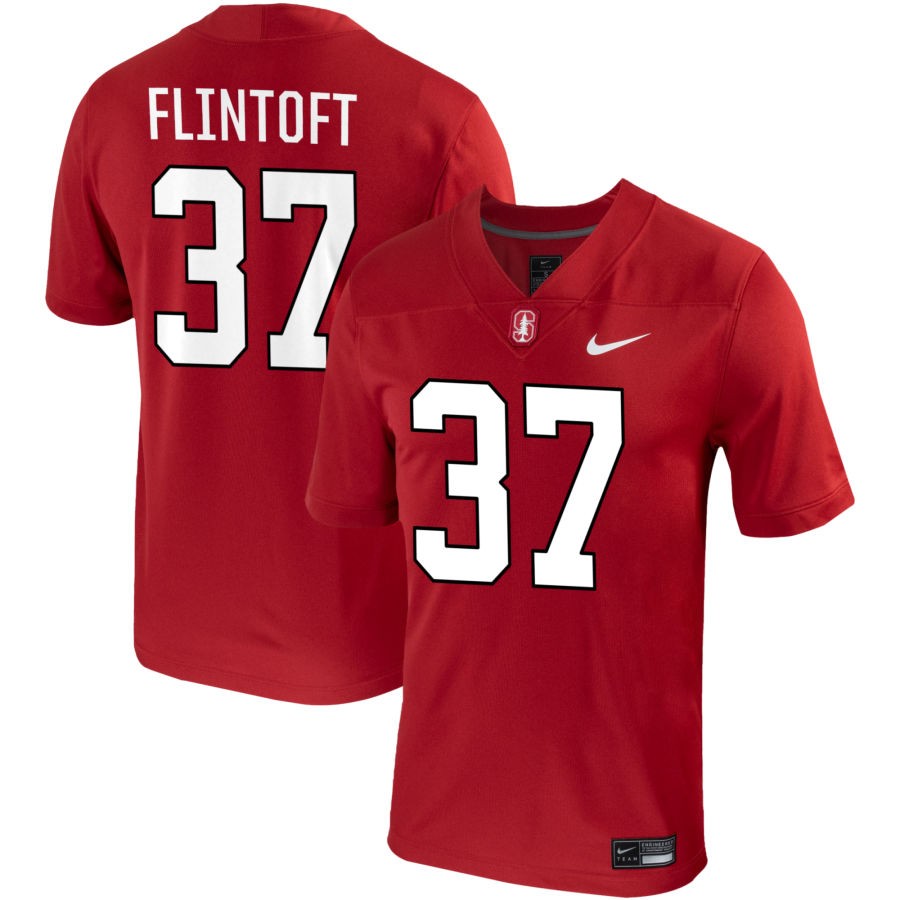 Aidan Flintoft Men's Nike Cardinal Stanford Cardinal Pick-A-Player NIL Replica Football Jersey