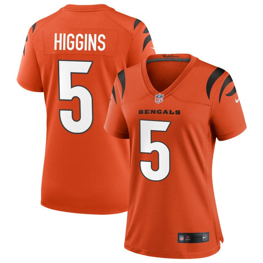 Tee Higgins Women's Nike Orange Cincinnati Bengals Alternate Game Custom Jersey