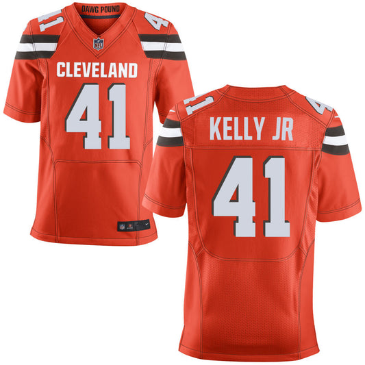 John Kelly Jr Men's Nike Orange Cleveland Browns Custom Alternate Elite Jersey