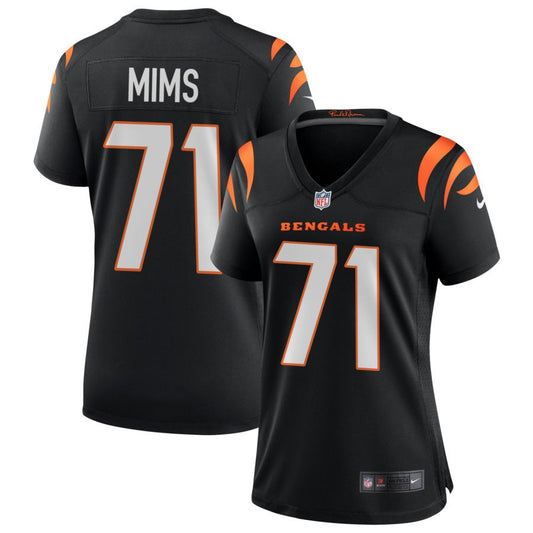 Amarius Mims Women's Nike Black Cincinnati Bengals Game Custom Jersey