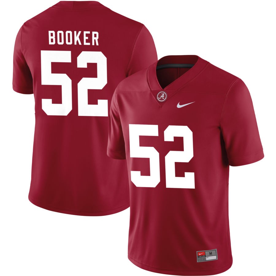 Tyler Booker Men's Nike Crimson Alabama Crimson Tide Pick-A-Player NIL Replica Football Jersey