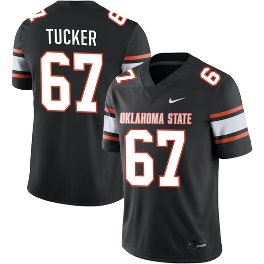 Jaelen Tucker Men's Nike  Black Oklahoma State Cowboys  Alternate NIL Pick-A-Player Game Jersey