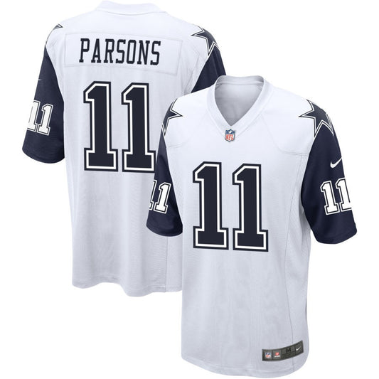 Micah Parsons Men's Nike  White Dallas Cowboys Alternate Custom Game Jersey